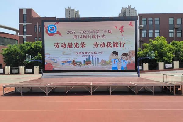 舞臺背景墻尺寸6*10米，配多大的LED顯示屏合適？